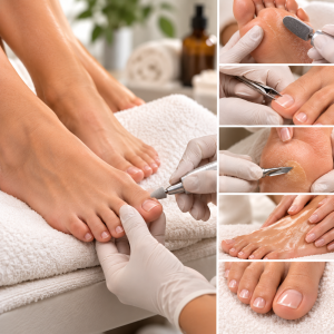 Professionele pedicure en voetverzorging voor nagels en eelt bij Huidpraktijk Noordwijk
